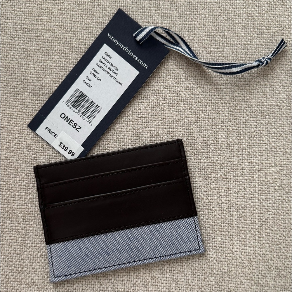 NWT // Vineyard Vines - Elevated Heritage Card Case